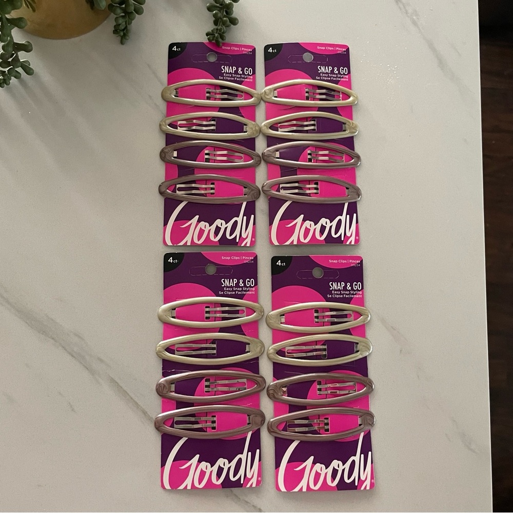 X4 GOODY Snap Clips New